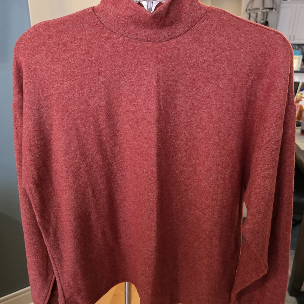 Forever 21 Maroon Turtleneck Sweater